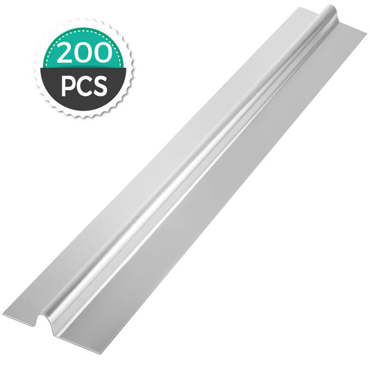 50pcs - 300pcs Aluminum Radiant Floor Heat Transfer Plates 4ft/2ft For 1/2" PEX
