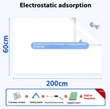Electrostatic Whiteboard Decal Durable & Writable For Classrooms, Home offices