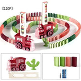 Interactive Battery-Powered Domino Train Set Creative Toy