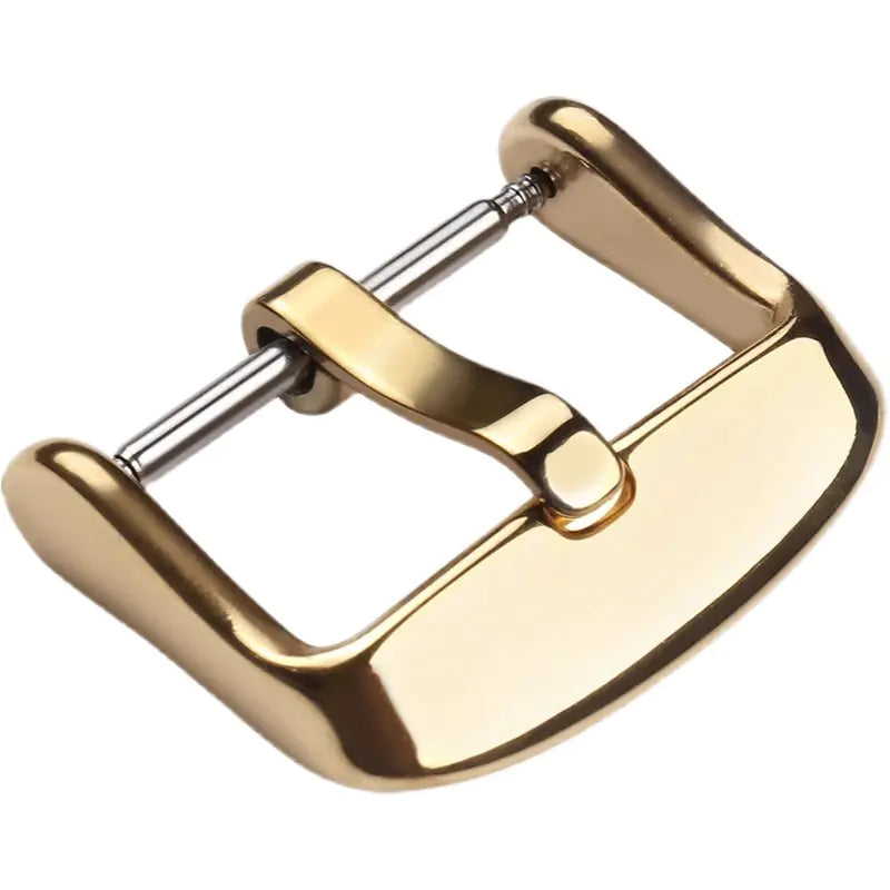 Durable Rose Gold Stainless Steel Watch Buckle for 16mm-24mm