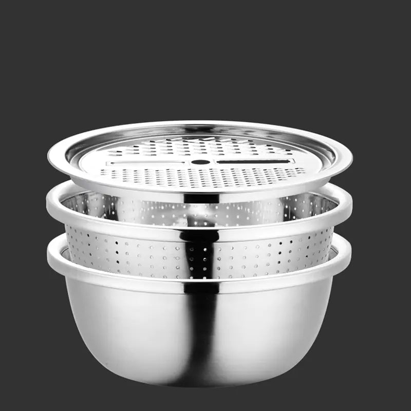 Stainless Steel Multi-Grater Trio Multi-functional Grater Set