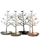 Elegant Lovebird Jewelry Organizer Stand Decorative Money Tree