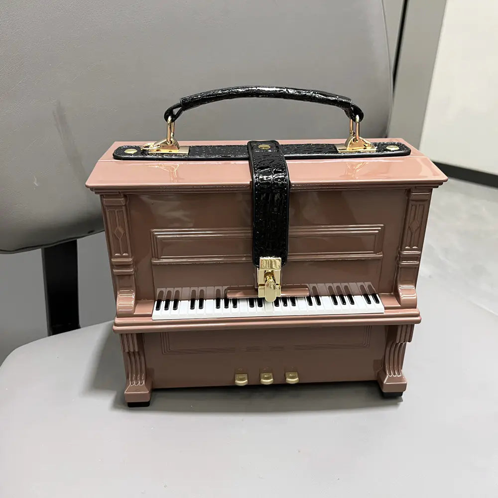 Chic Piano Acrylic Lightweight Versatile Medium Size Crossbody Fashionable Squa