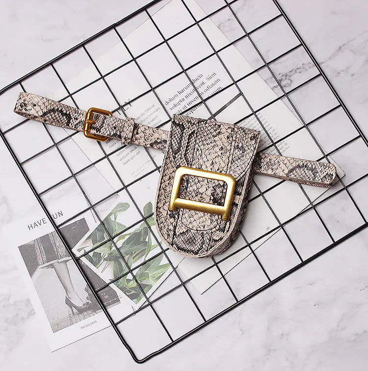 Chic Geometric Mini Belt Bag in 4 Colors Casual Mini-Bag