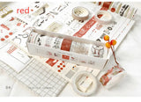 Creative Adhesive Scrapbooking Colors Decorative Washi Tape Bundle (8 Rolls)