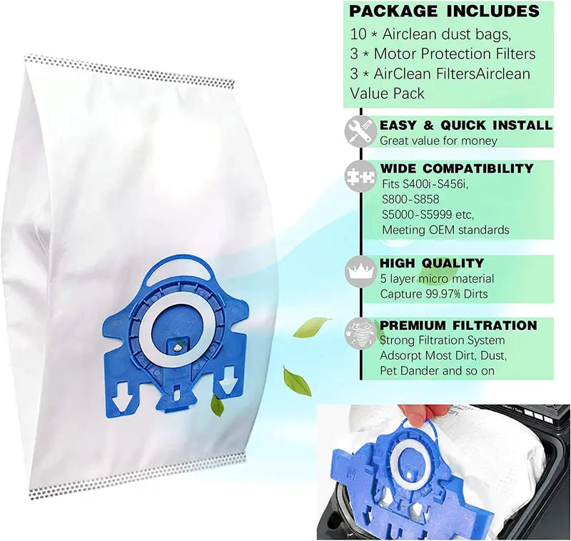 Premium Nonwoven Bags for AIRCLEAN GN Dustproof