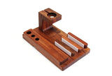 Eco-Friendly Bamboo Device Holder & Charger Stylish Anti Slip