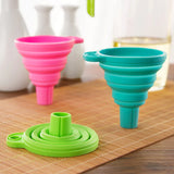 Silicone Chef's Funnel - Compact & Collapsible Heat Resistant Leakproof
