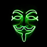 Electroluminescent Cosplay Mask LED Colorful Mask