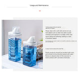 Durable Clear Laundry Storage Jar Transparent & Moisture-Proof