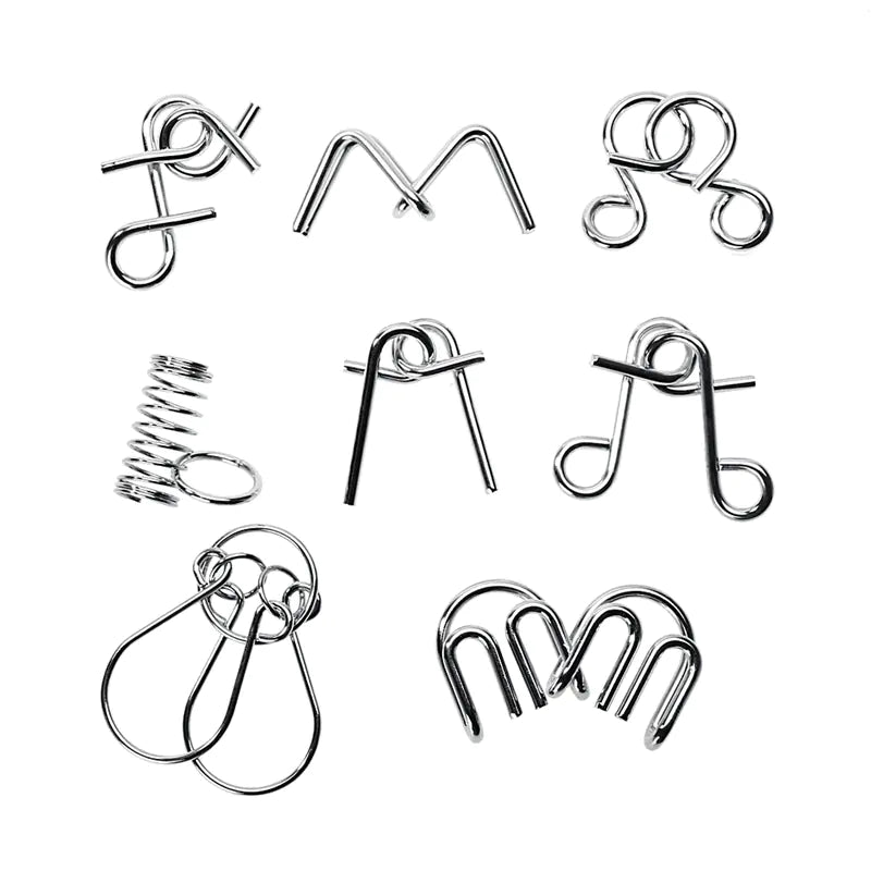 Brainy Metal Ring Puzzle intellectual for adults