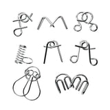 Brainy Metal Ring Puzzle intellectual for adults