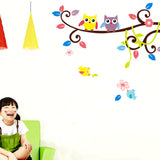 Owl Wall Stickers for Bedroom Background Decor
