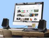 Computer USB Hi-Fi Speakers Multimedia Wireless Compact Speakers