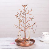 Elegant Lovebird Jewelry Organizer Stand Decorative Money Tree