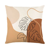 Nordic Morandi Abstract Lines Throw Soft Pillowcase 17.71in