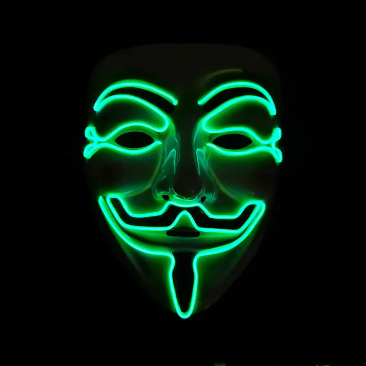 Electroluminescent Cosplay Mask LED Colorful Mask