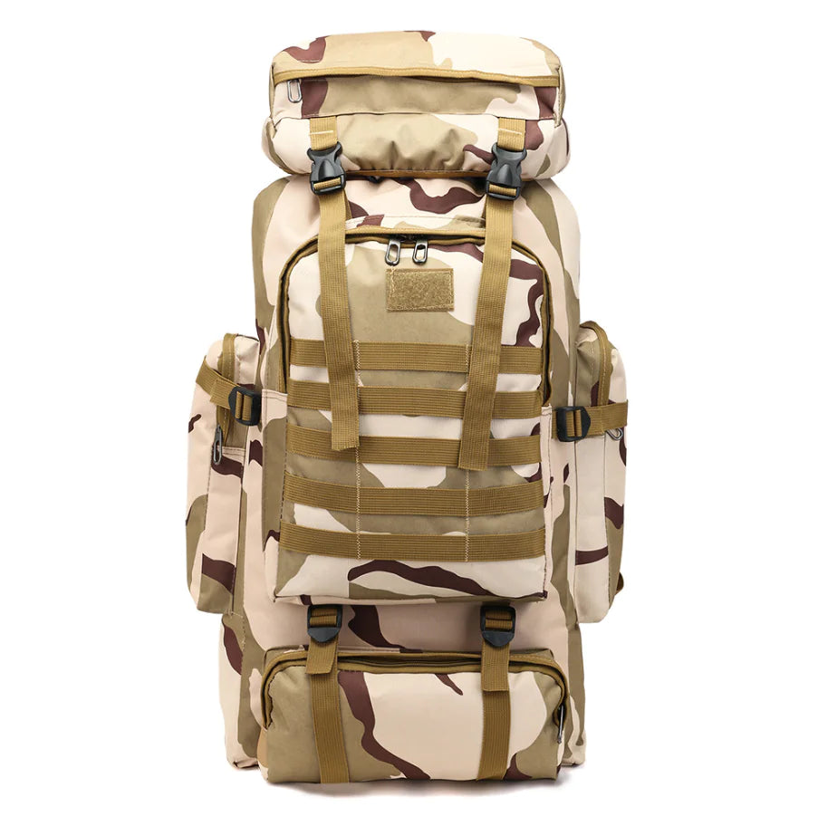 Camouflage Trek Backpack Waterproof Shock Resistant Backpack
