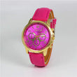 Couple's Watch with Faux Three-Eye Design Waterproof  for Gift