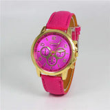 Couple's Watch with Faux Three-Eye Design Waterproof  for Gift