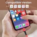 Lightning Fast iPhone Charger Fast Charging Data Transfer USB-Cable