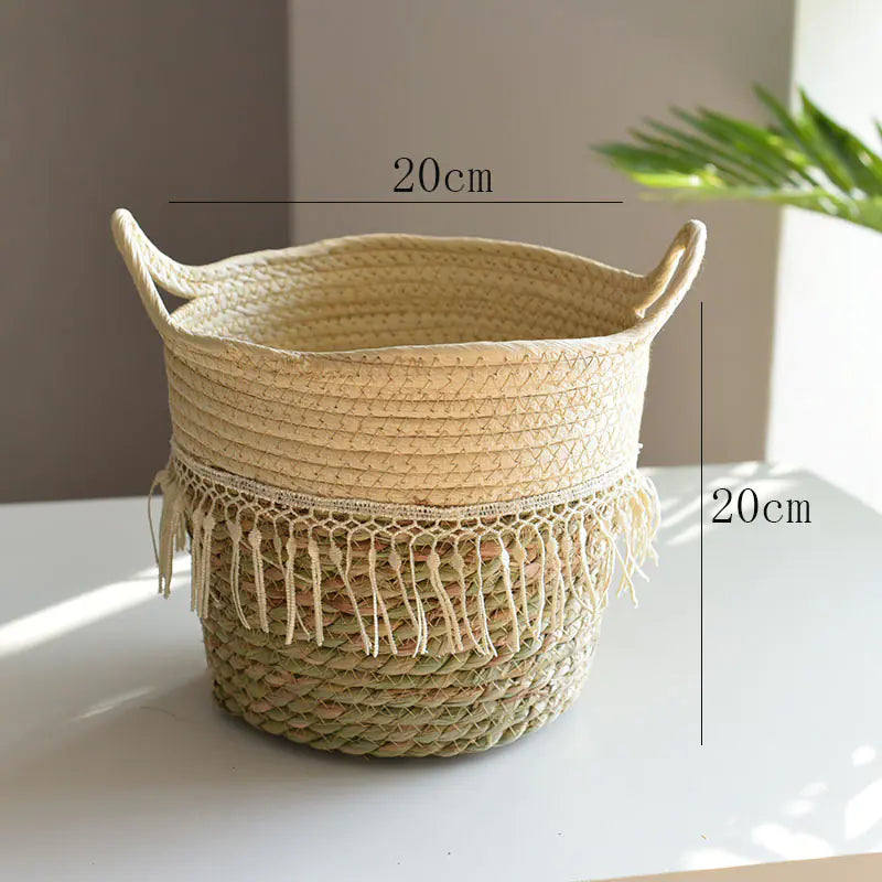 Nordic Woven Planters Set