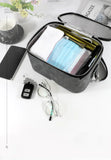 UV-Ozone Cleanse Pod with Quick Charge PU-Leather Wireless Charging