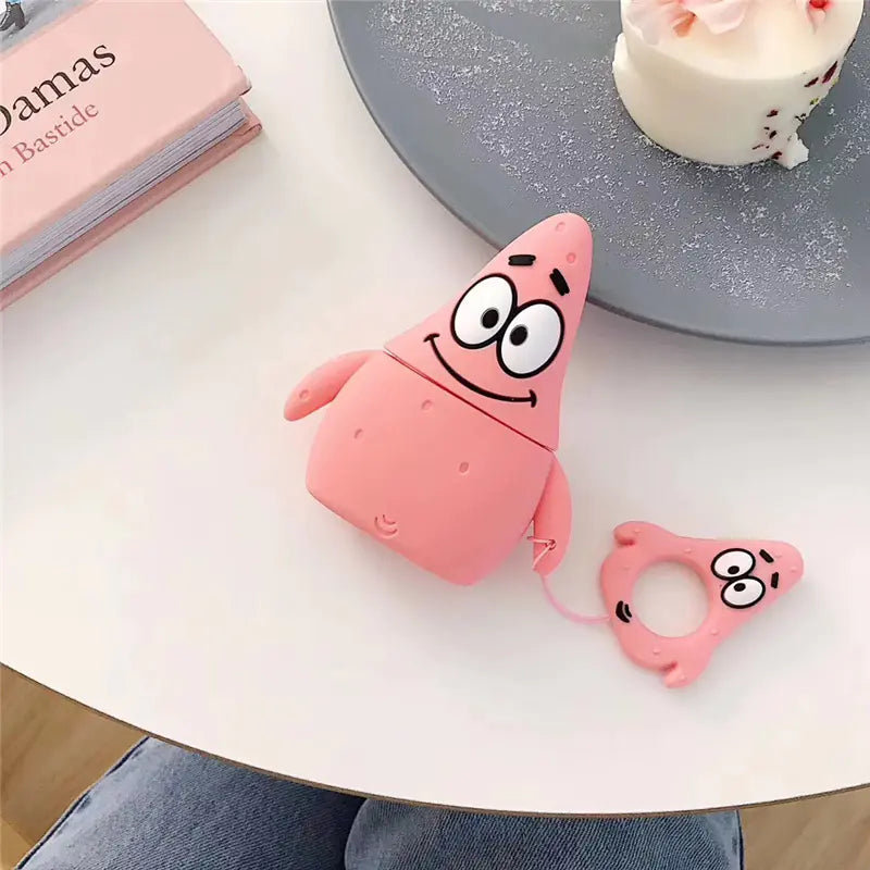 SpongeBob Starfish AirPods Protector Patrick Star Silicone Case