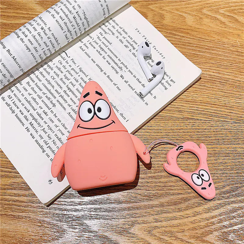 SpongeBob Starfish AirPods Protector Patrick Star Silicone Case