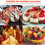 Durable Colorful Stainless Steel Fruit and Dessert Forks (Set of 5)