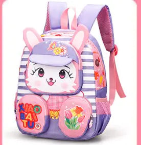 Charming Bunny Kids' School Backpack Bunny Design Kids Backpack