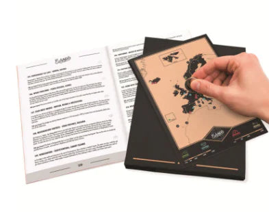 Black Gold Adventure Scratch Map Diary Scratchable Travel Map