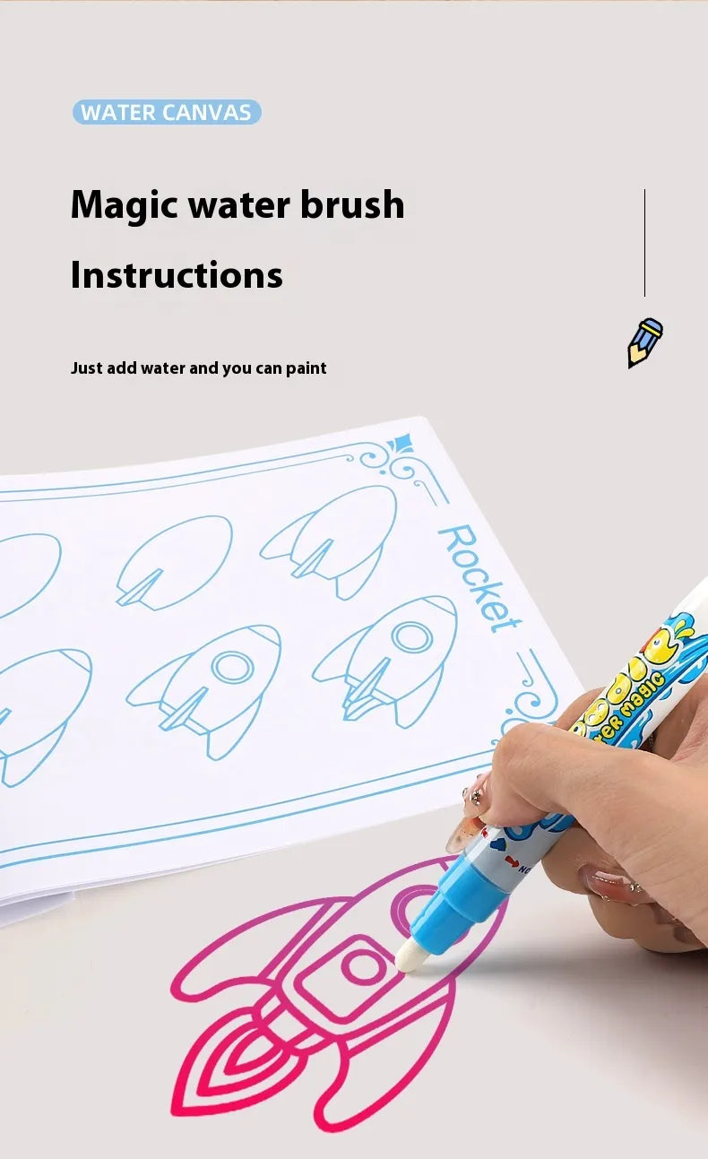 Aqua Magic Portable Re-usable Creativity Educational Creative Toy Sketch Board