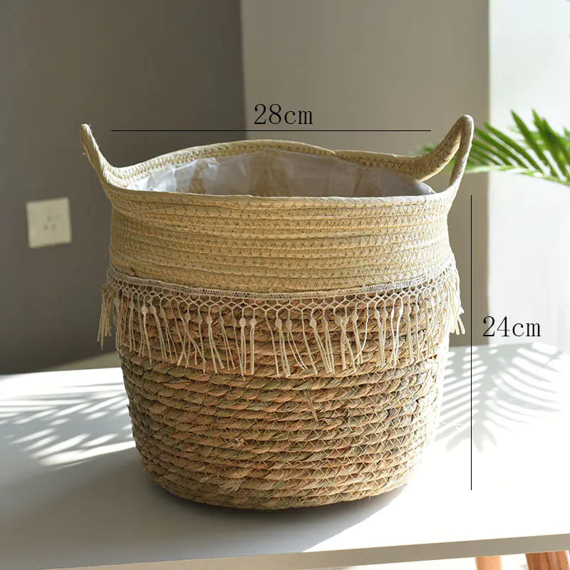 Nordic Woven Planters Set