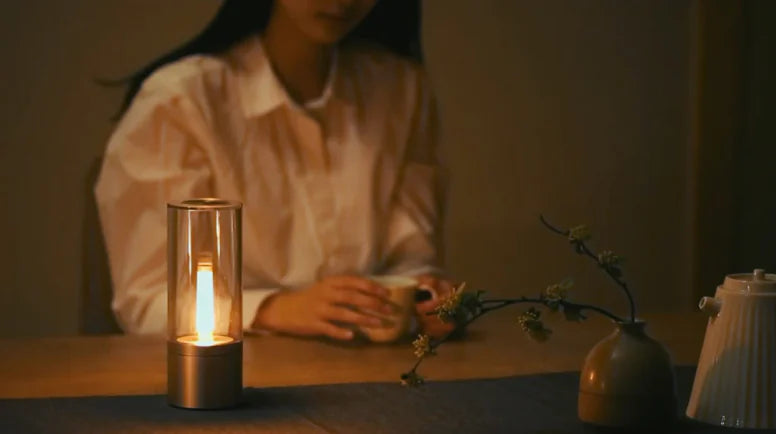Smart Candlelight Mood Lamp for Bedroom Nightstand Adjustable Brightness