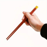 Durable Fu Character Solid Wood Chopsticks for Chinese Cuisine