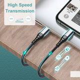 Lightning Aluminum Braided Cable, PD 18W/30W MFi Data Cable