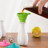 Silicone Chef's Funnel - Compact & Collapsible Heat Resistant Leakproof