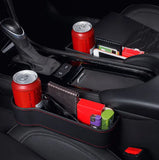 Auto Elegance Seat Gap Organizer Space Saver Adjustable Size