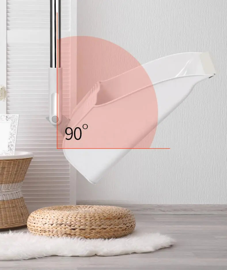Compact SweepEase Broom and Dustpan Foldable Adjustable