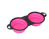 Travel Buddy Adventure Foldable Compact Folded Size Silicone Pet Bowl