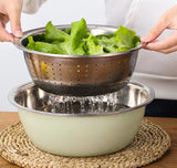 5-Piece Versatile Stainless Mixing Bowls multisize deep bowl