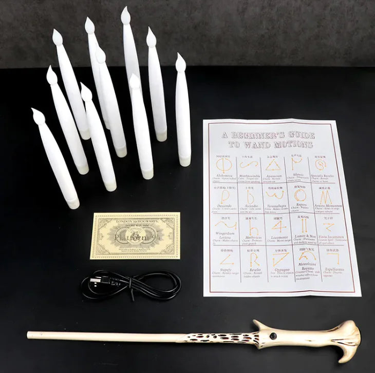 Enchanted Whimsical Glow Remote-Controlled Battery-Operated Flameless LED Candles