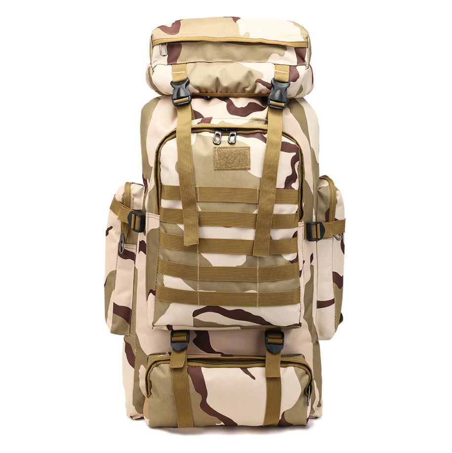 Camouflage Trek Backpack Waterproof Shock Resistant Backpack