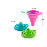Silicone Chef's Funnel - Compact & Collapsible Heat Resistant Leakproof