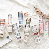 Creative Adhesive Scrapbooking Colors Decorative Washi Tape Bundle (8 Rolls)