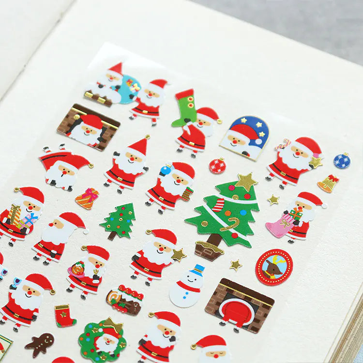 Christmas Stickers - Adhesive Decorative Labels