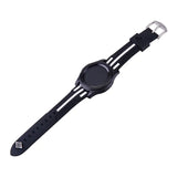 Versatile Smart Dual Color Silicone Stripe Watch Strap Comfortable
