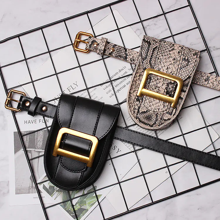 Chic Geometric Mini Belt Bag in 4 Colors Casual Mini-Bag