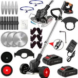 21V Multi-Function Weed Cutter Cordless Electric Gardening Trimmer Rechargeable